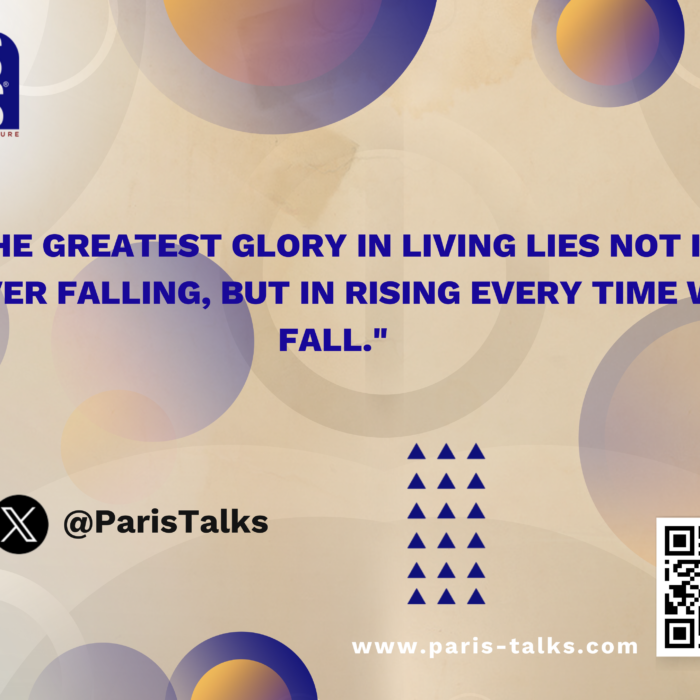 Embracing Setbacks, Cultivating Resilience: A Message from Paris Talks